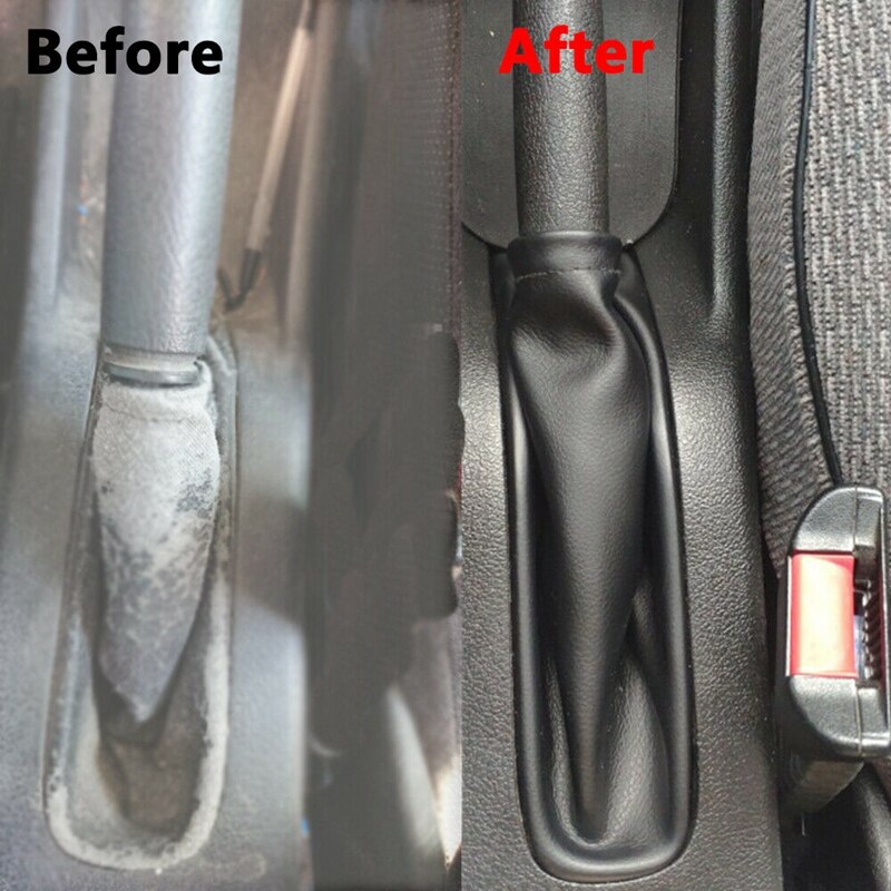 2 sztuk samochodów hamulca ręcznego zmiany biegów getr Gaitor Pu skóra czarny dla Opel Astra G Zafira a Vauxhall 1998-2004