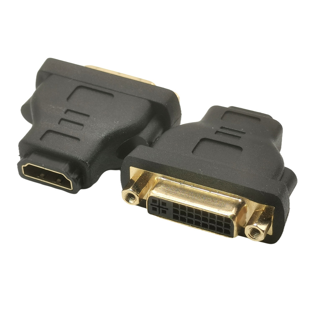 1Pcs Dvi Naar Hdtv Adapter DVI-I 24 + 5 Naar Hdtv Vrouwelijke Naar Vrouwelijke Adapter Naar Dvi