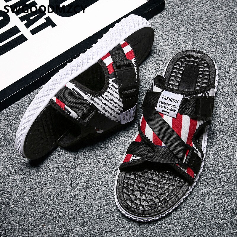 Sommarskor strandtofflor herr tofflor friluftstofflor män sportskor män scarpe uomo buty meskie schuhe herren