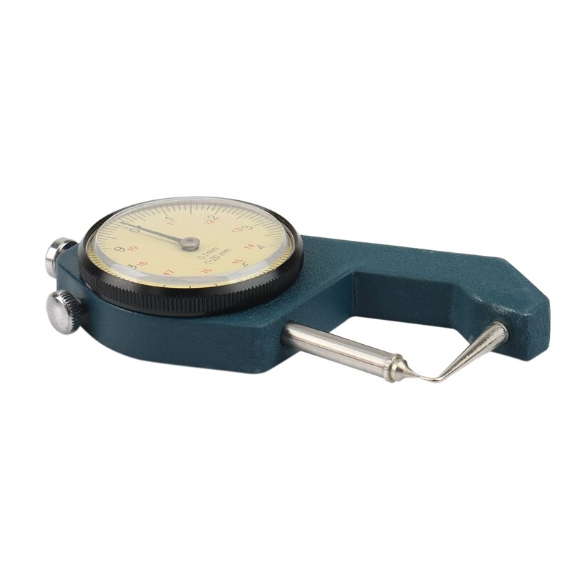 Dial Thickness Gauge 0-20Mm Thickness Meter Tester For Leather Paper Width Measuring Instrument Tools