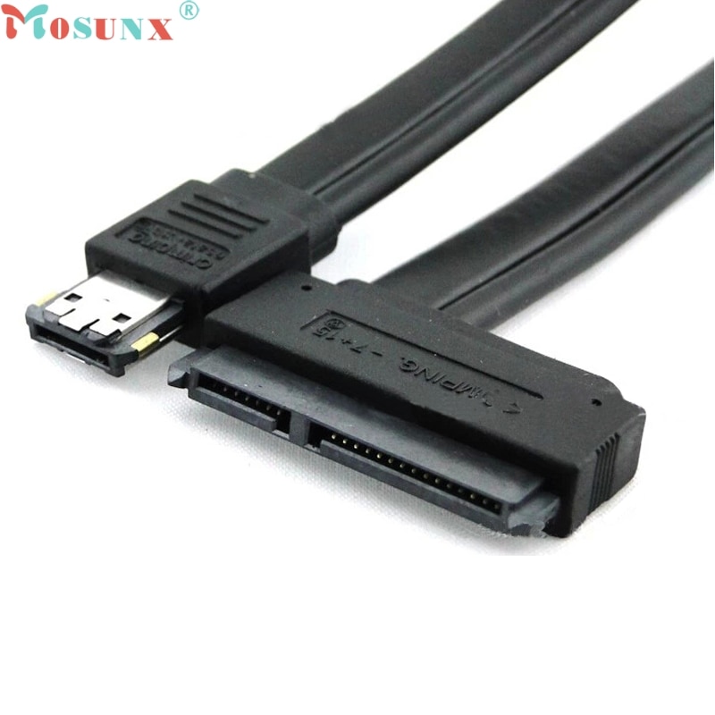 Mosunx SimpleStone Dual Power eSATA USB 12V 5V Combo to 22Pin SATA USB Hard Disk Cable 6311B13