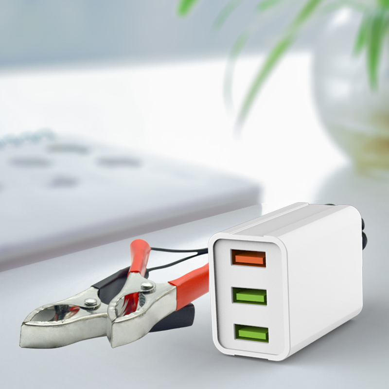 DC Car Battery Power 12V 24V Convert To 5 V USB Adapter Faster Charge Buck Converter Outdoor Charger for Mobile Phone Camera