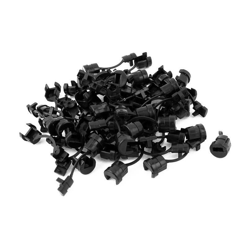 Electric Cable Protection Strain Relief Bushing Grommet Black (Pack of 14)