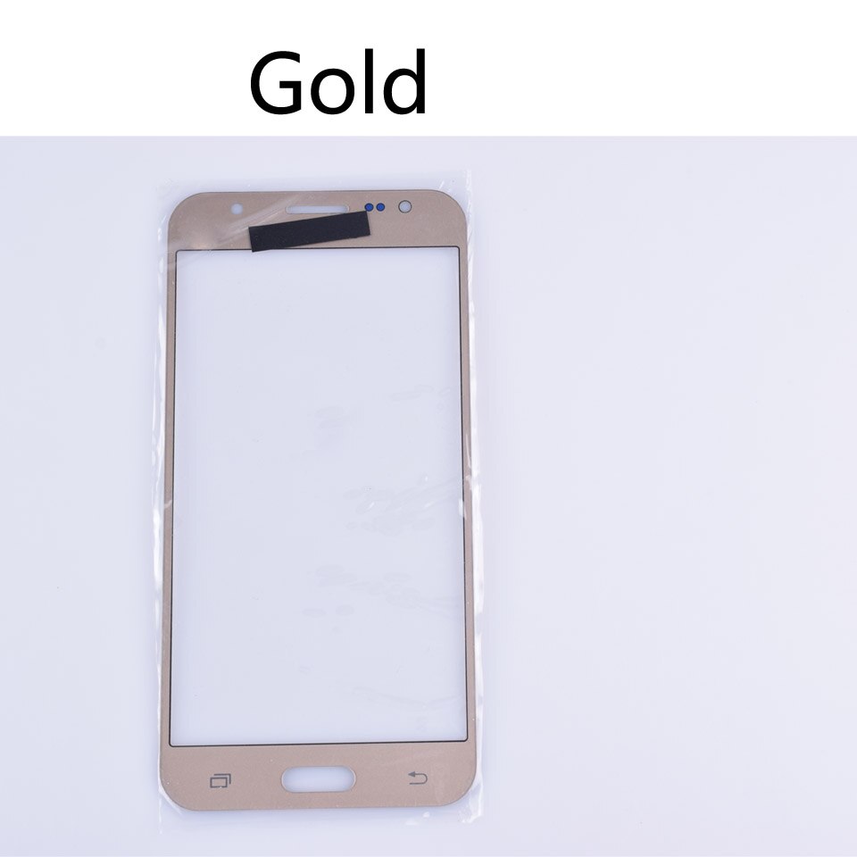 J500 Para Samsung Galaxy J5 2015 J500 J500H J500FN J500F J500M SM-J500F LCD Frontal de Vidro Exterior Lente Touch Screen Substituição 5.0": Gold-No tool