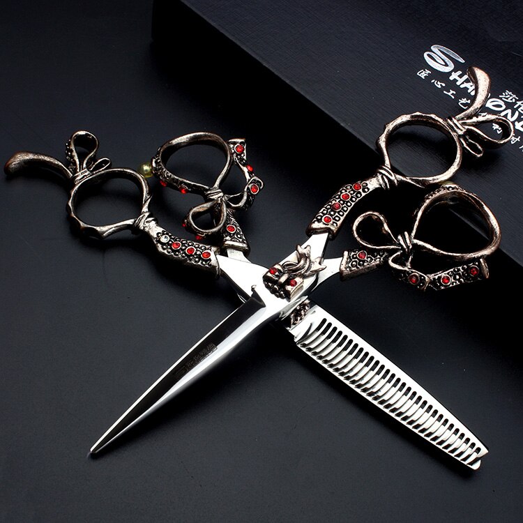 5.5/6/7 Inch Pet Scissors Dog Grooming Scissors for Groomer Japan Cutting Shears Sharp Edge Animals Haircut Logo Engraving