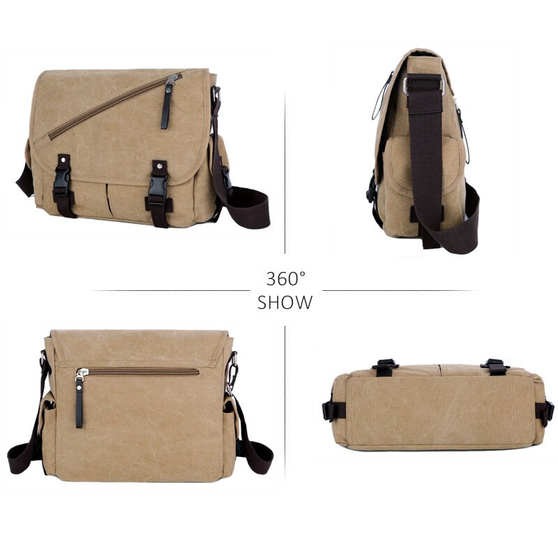 Top Outdoor Professionele Canvas Sport Sporttas Messenger Reizen Crossbody Tassen Fitness Schoudertas