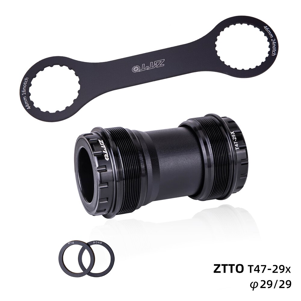 ZTTO bicicletta T47 movimento centrale 24 guarnitura doppiare 29 30mm filettatura cuscinetto sigillata 47 68 73mm conchiglia 28.99mm spline asse MTB strada bicicletta: T47-29X TOOL