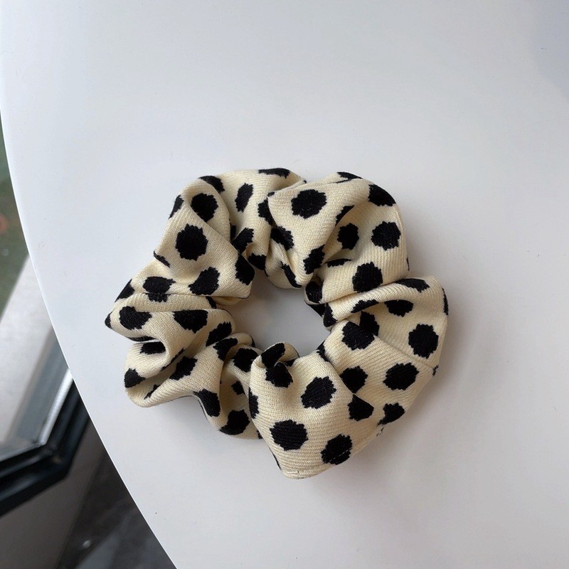 Elástico de cabelo de tecido de leopardo, faixas elásticas para cabelo, mulheres, meninas, veludo, ponto, zebra, rabo de cavalo, laços de cabelo, acessórios de moda para cabelo: Cinza escuro