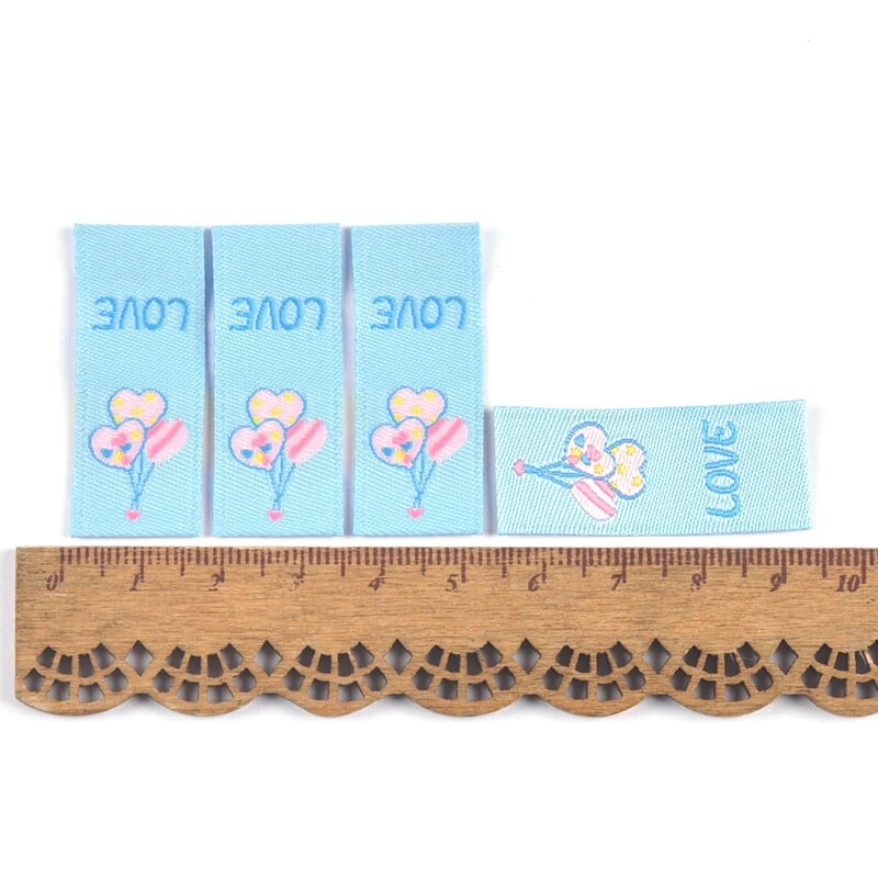 50 Stuks Gemengde Ballon Kasteel Borduren Labels Naaien Kleding Diy Doek Label Kleding Labels Kledingstuk Diy Handgemaakte Accessorie CP3501: 3 50pcs