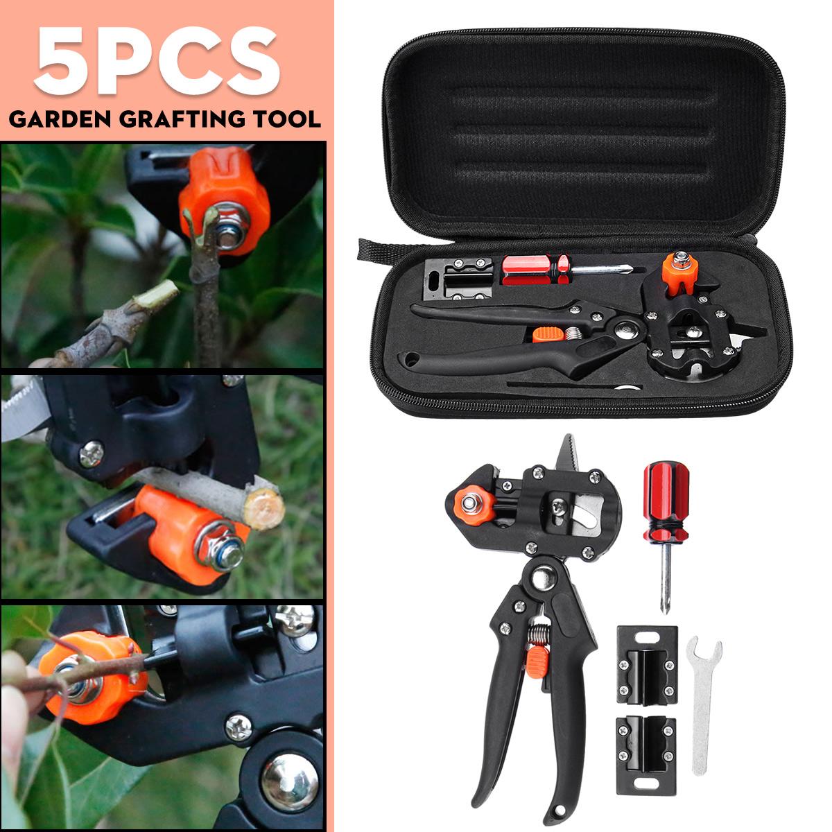 5 Pcs Nursery Grafting Tool Garden Branch Cutter Plant Cut Scissor Shear floristry grape Secateur Fruit Tree pruning vine Seed