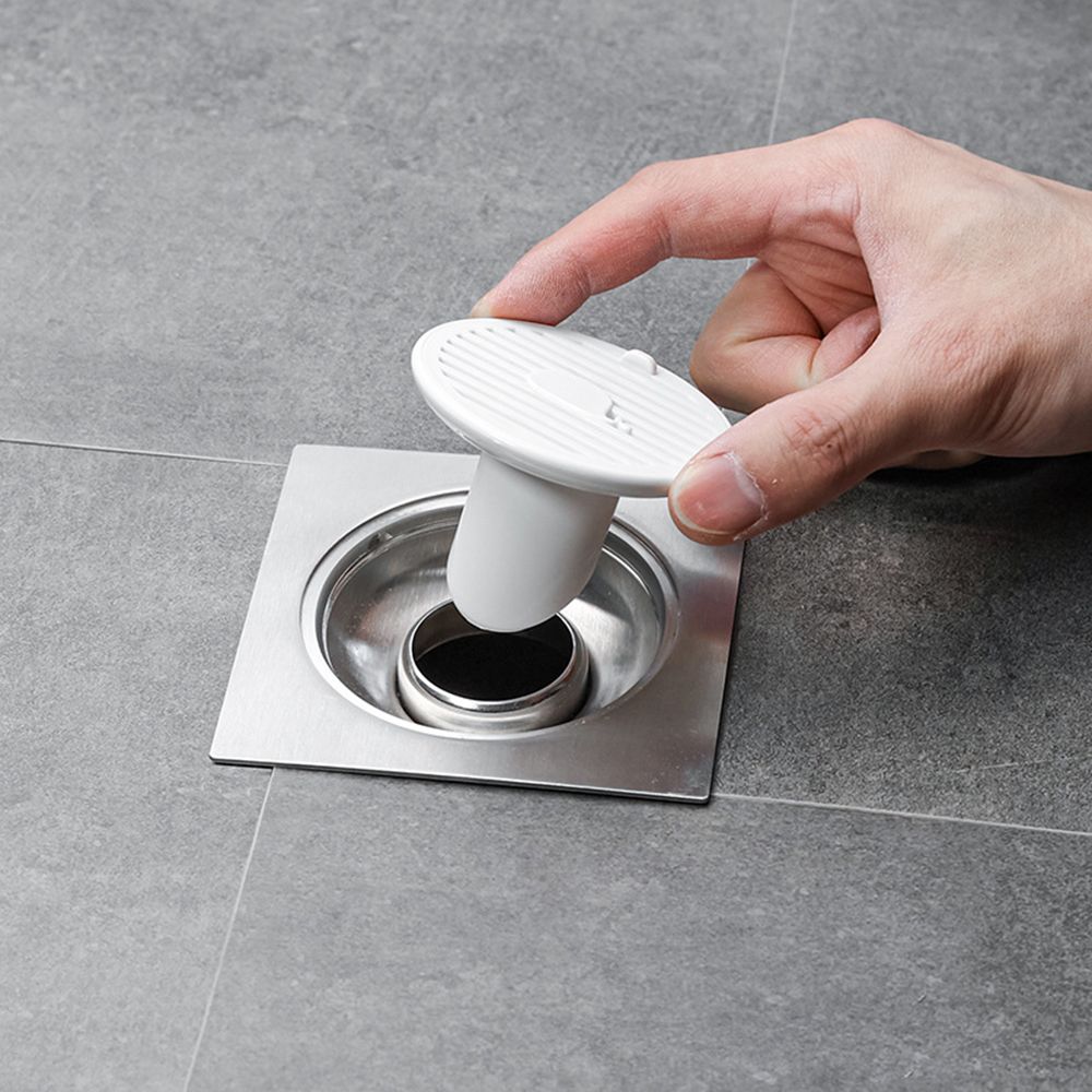 Drenaje de suelo de goma para ducha, tapón de goma duradero para el fregadero del baño, Colector de pelo, Protector de desagüe para bañera: Multicolor