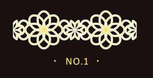 Kant Bloem Washi Tape Voor Diy Folie Decoratieve Kant Tape Voor Journaling Scrapbooking 3.5cmX 1 M/Roll: NO.1