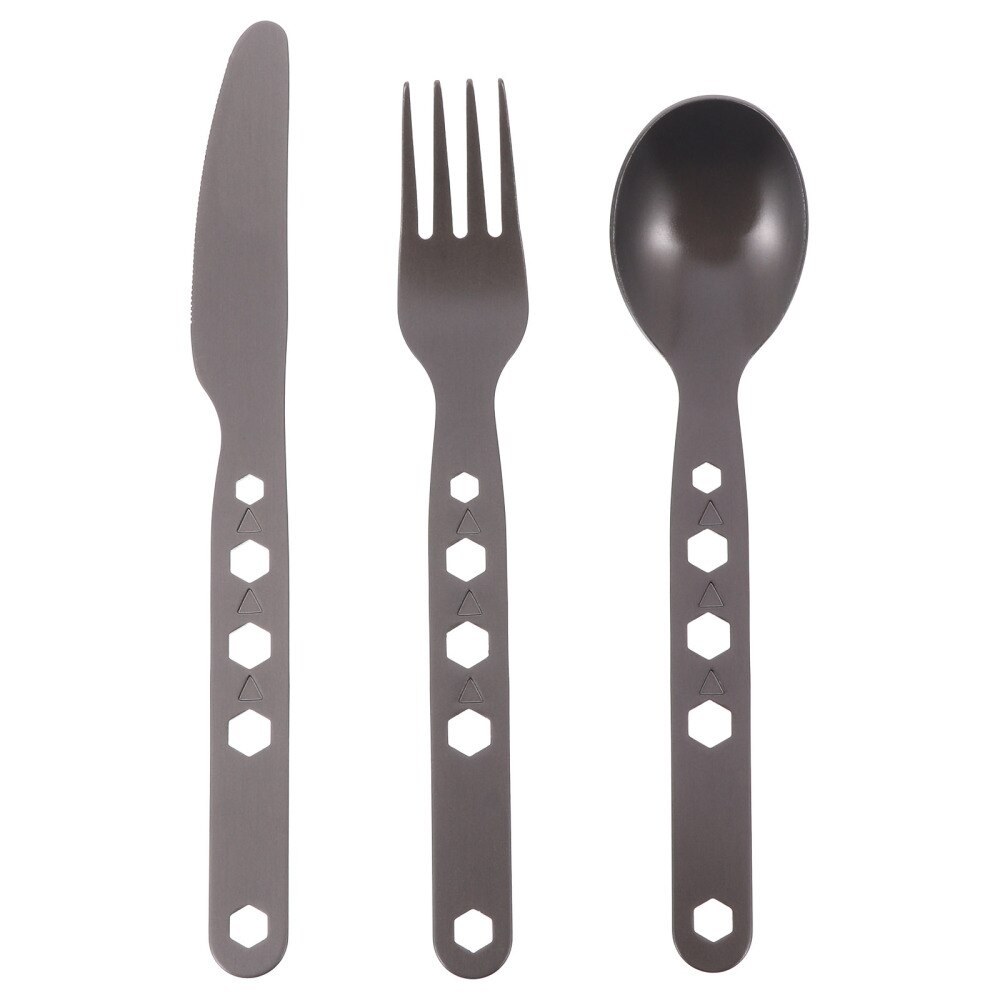 1 Set Camping Forks Spoons Knives Set Compact Durable Camping Knives Spoon