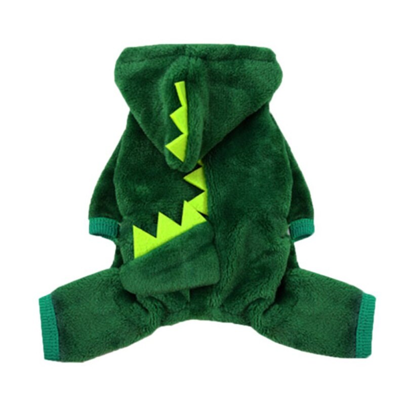 Sudadera con capucha para mascotas, ropa para perros, modelo divertido de dinosaurio, pijamas suaves, adorables Yorkies, trajes de otoño e invierno, accesorios de Cosplay: G / 2XL