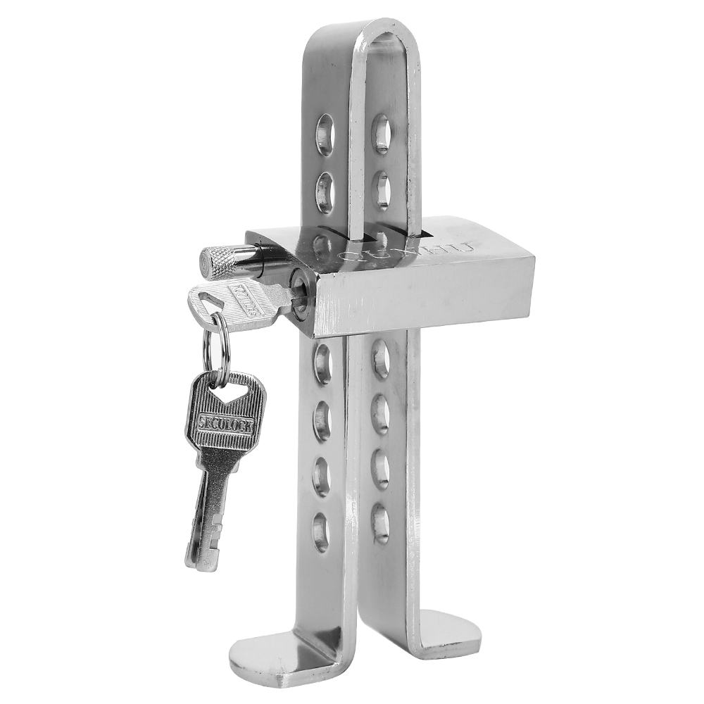 Universal Auto Car Brake Clutch Pedal Lock Anti-Theft Stainless Steel Car Clutch Lock Throttle Accelerator Security Car Product
