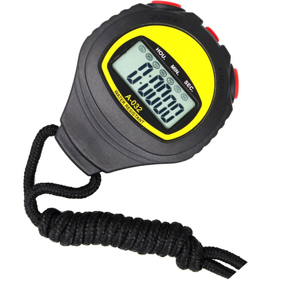Exercise Timer Large Display Electronic Stopwatch Cycling Swimming Running Timer Sports Referee Coach Timer