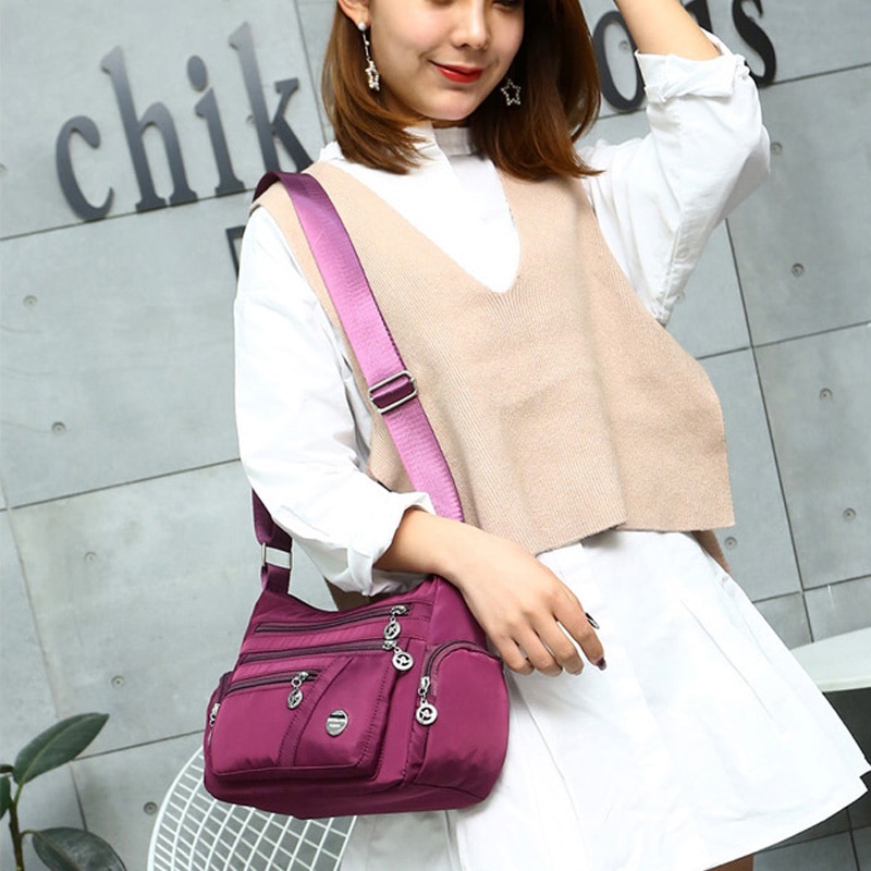 Female Bag Multi-layer Casual Shoulder Messenger Bags Korean Ladies Hobos Large Capacity Crossbody Bag Bolso Mujer