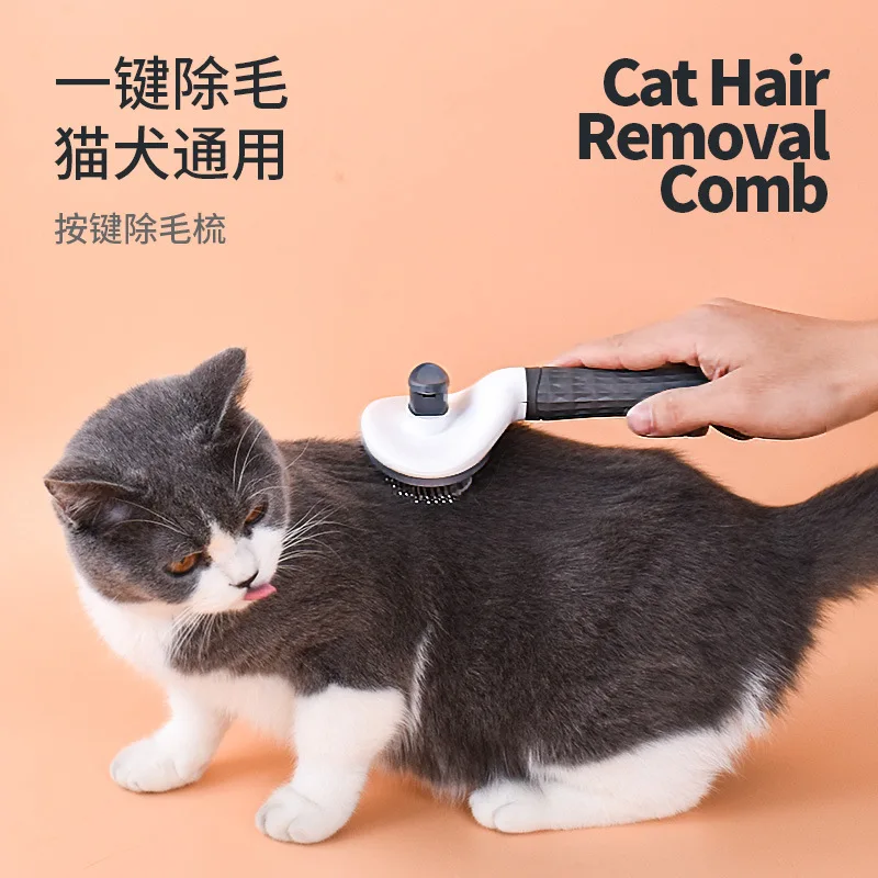 Hundehårbørste til katter, kam til kjæledyrhårfjerning, børste til hunder, katter, valper, kattunger, stellverktøy, hundetilbehør, kjæledyrutstyr