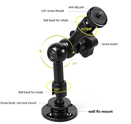 11 Inch Scharnierende Magic Arm Wall Mount Houder Stand voor Camera LED Licht, Video Lamp