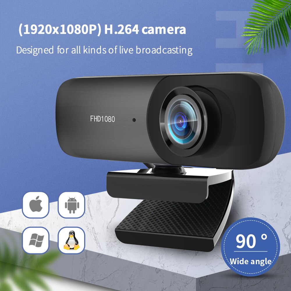 Best C70 1080Pro Computer USB Camera Webcam 1080P Web Camera with Microphone Laptop Web Cam PC Camera for Webcast/Online Teach