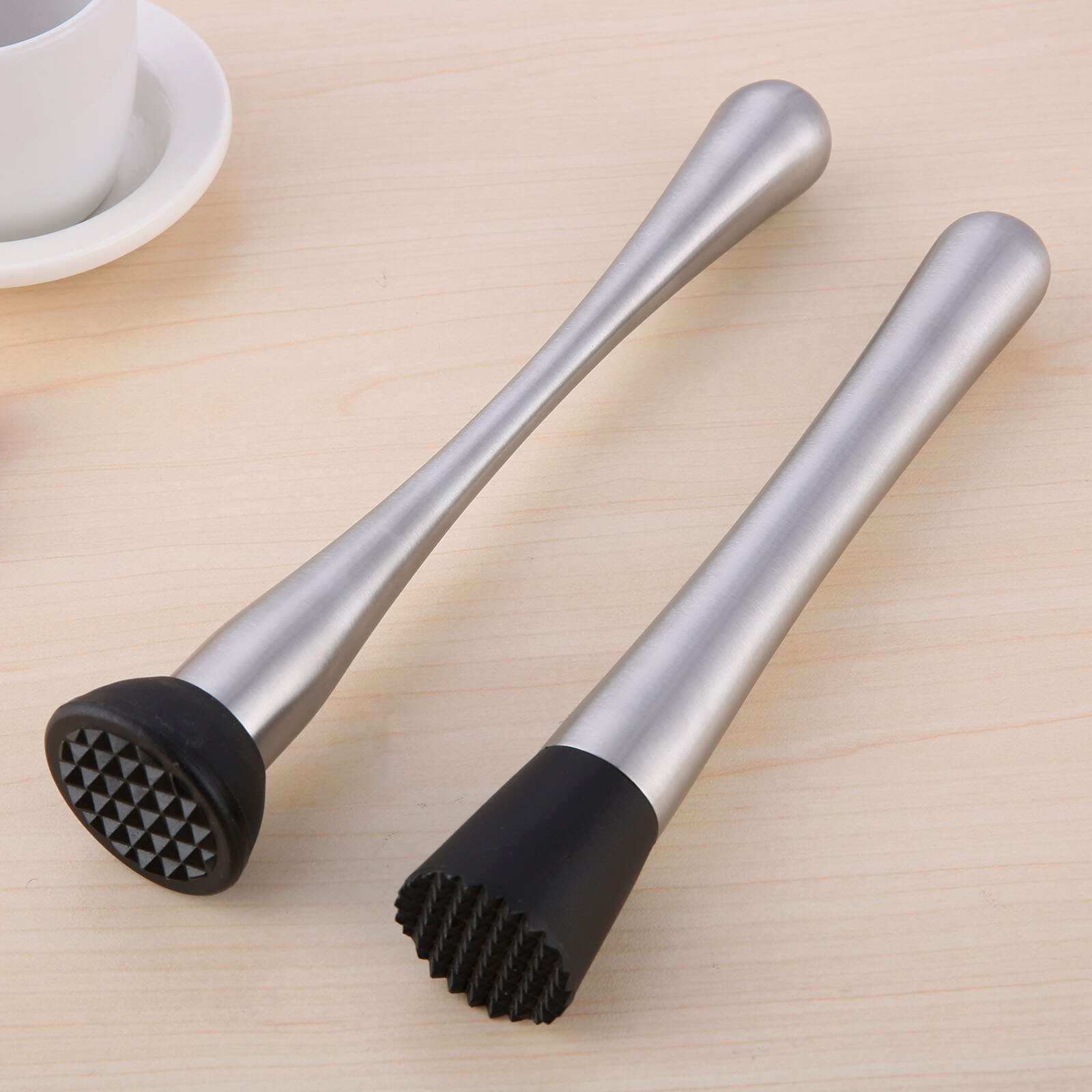 Stainless Steel Bar Cocktail Mojito Mint Muddler DIY Drink Fruit Ice Cocktail Mixer Muddler Bartenders Barware Bar Tools