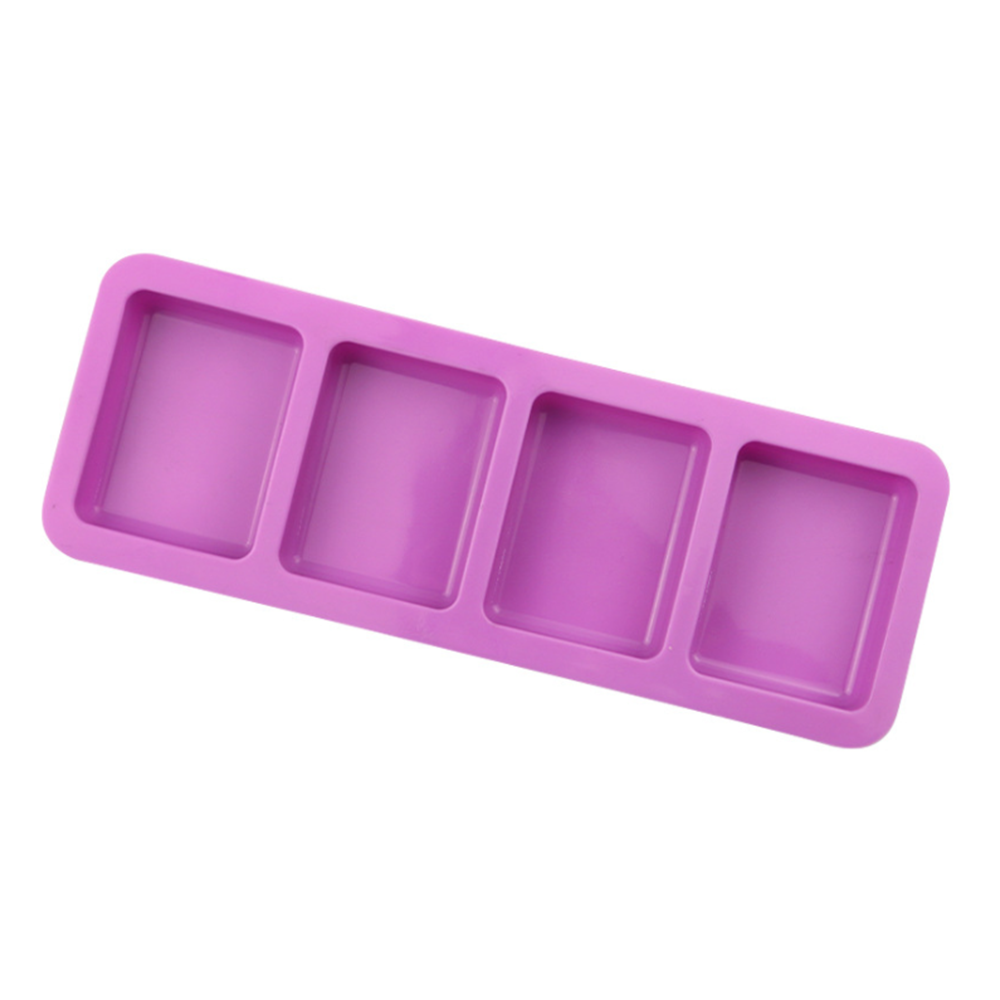 Molde rectangular de silicona para pastel, moldes cuadrados para jabón, pudín, muffins, pan, Brownie, molde de pan de maíz