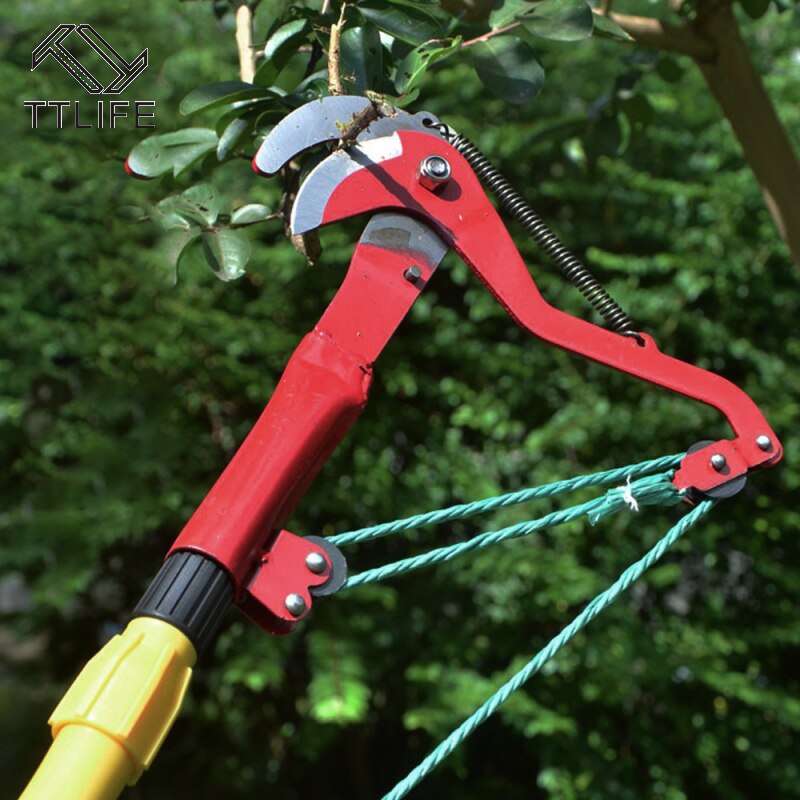 Grote Hoogte Snoeischaar Boom Trimmer Takken Cutter Tuin Snoeien Schaar Pick Fruit Tool Met Touw Nuttig Shear Snoeien