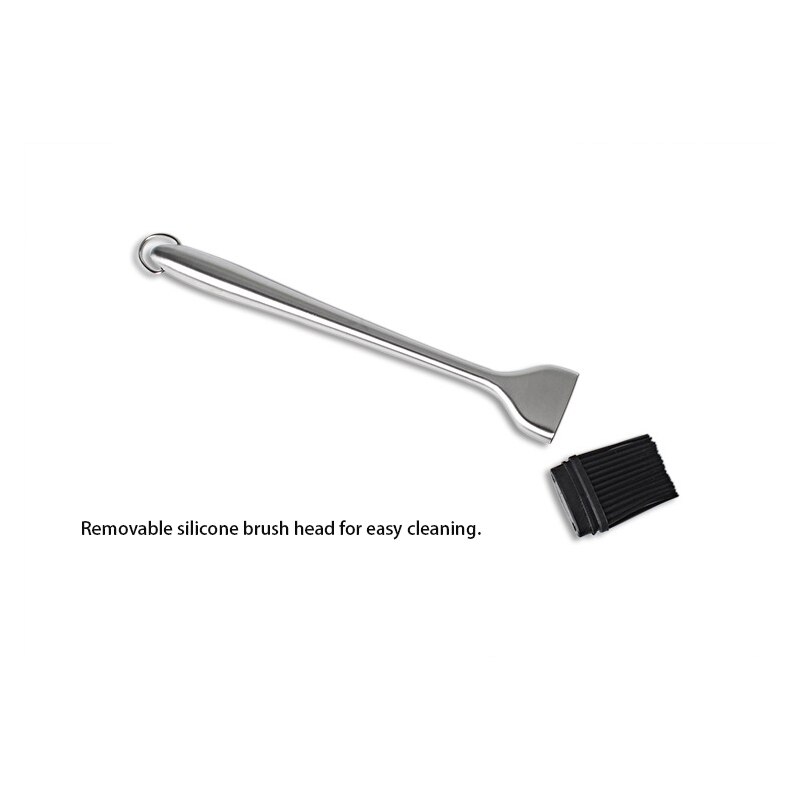 Stainless Steel Basting Brushes Bread Cook Pastry Oil BBQ Long Handle Basting Brush Tools Kitchen Barware Stuff Accessories