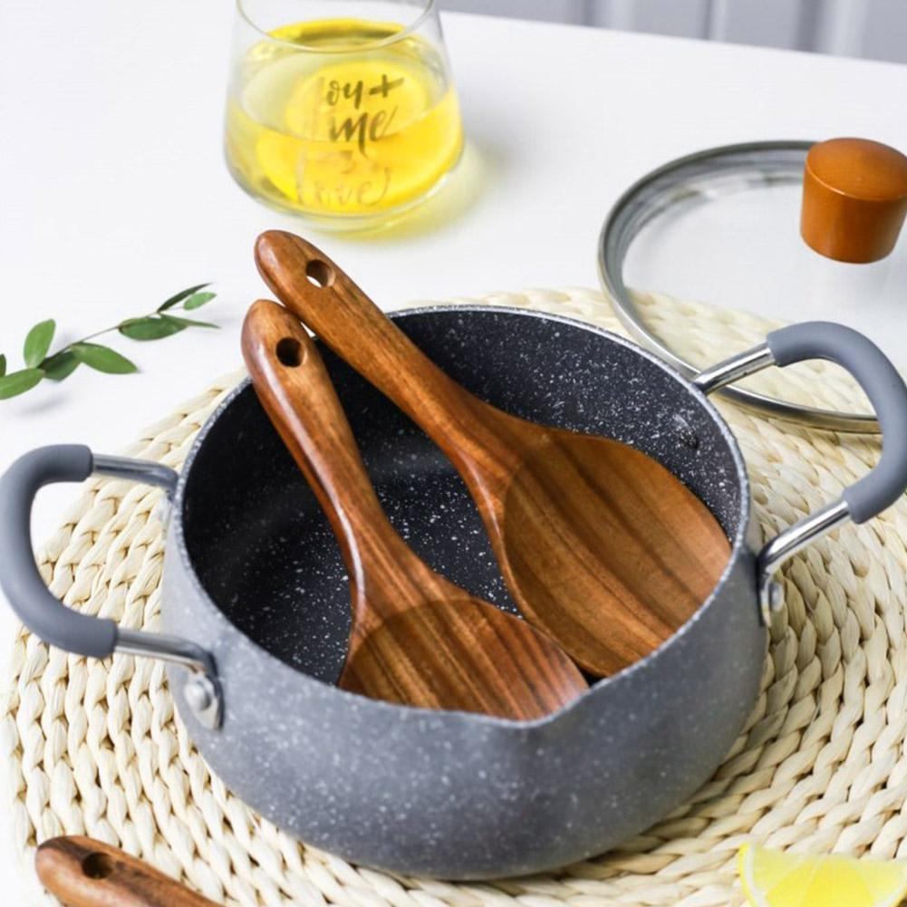 Holz Reis löffel Reis Paddel Schaufel Holz Küchen löffel Schöpf löffel Esslöffel großer Servier löffel Holz Küchen utensilien Geschirr