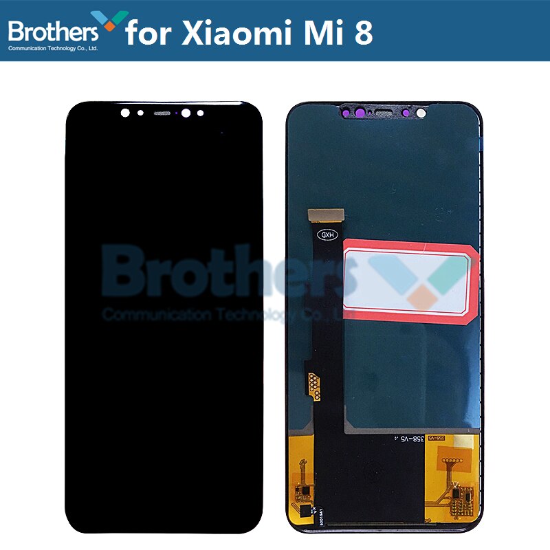 Lcd Display Voor Xiaomi Mi 8 Mi8 Lcd-scherm Voor Xiaomi Mi 8 Touch Screen Digitizer Lcd Assembly 6.21 ''tft-scherm Getest Aaa Werk