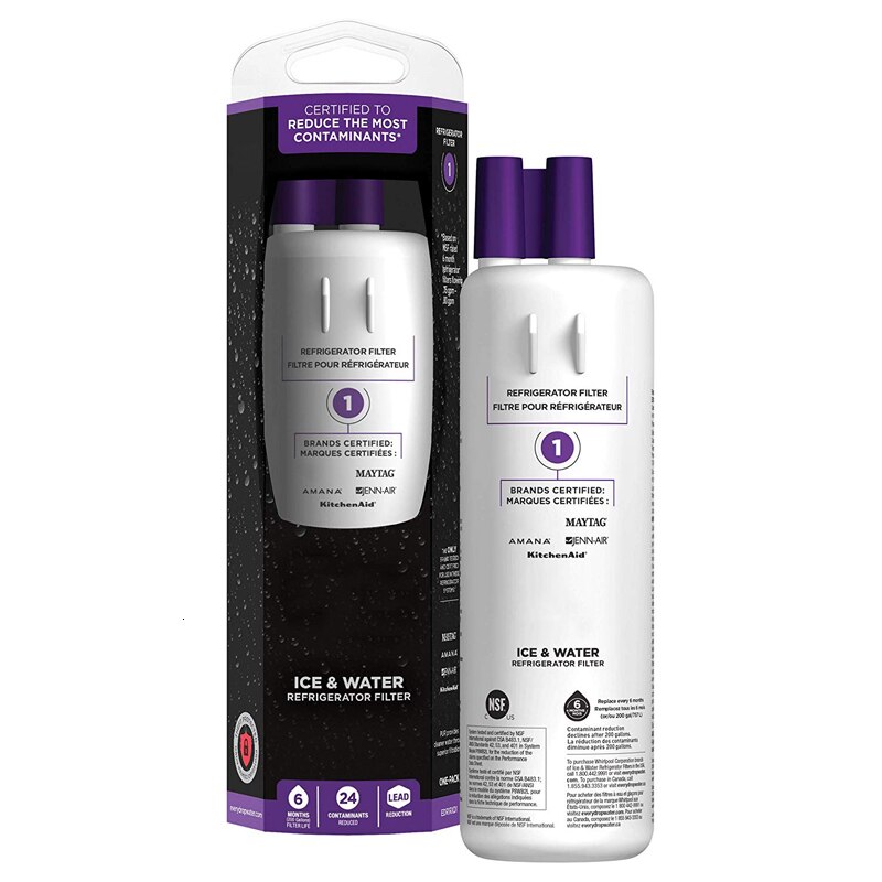 Replace EveryDrop with Whirlpool refrigerator water filter 1, EDR1RXD1 (1 pack)