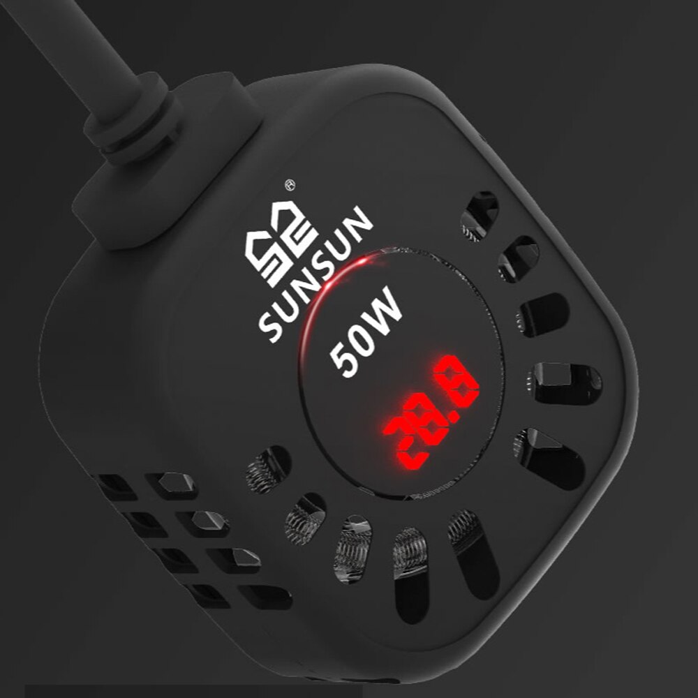 SUNSUN Mini Aquarium Turtle Heater with Protective Shell Tortoise Heating Rod Automatic Temperature Contorl for Fish Tank