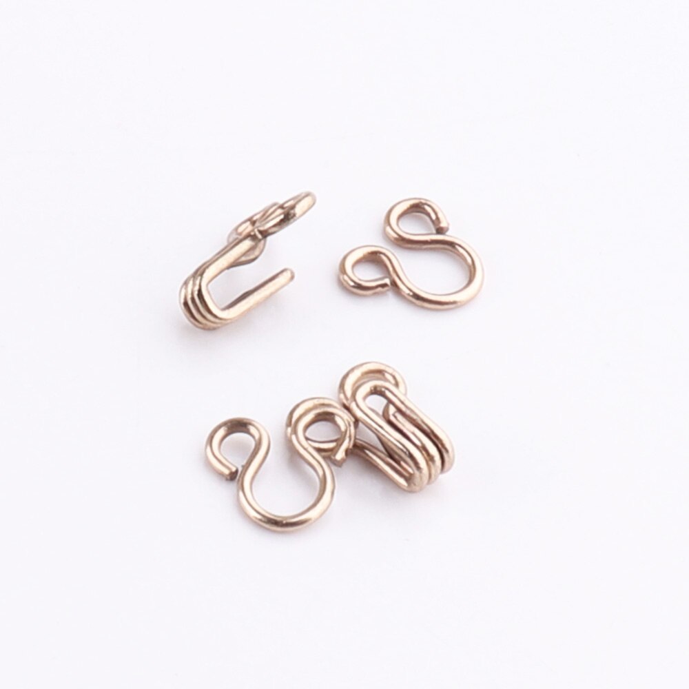 Haak en oog 11*6mm sluitingen kleermakerij rok jurk ondergoed kledingstuk jas bh diy naaien op kraag haak accessoires onderdelen