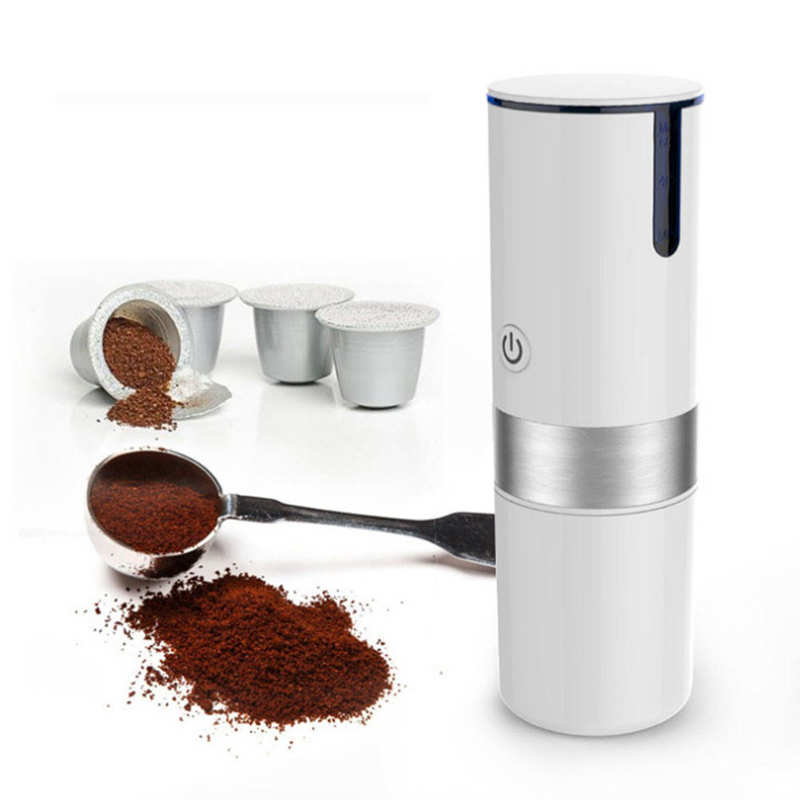 Draagbare Koffie Machine Meerdere Gebruik Mini Koffiezetapparaat Automatische Huishoudelijke Usb Batterij Voeding Capsule Koffiezetapparaat