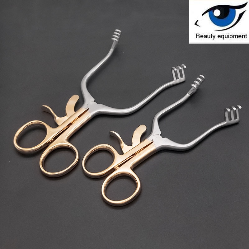 Ortopædisk instrument expander mastoid spreder justerbar og automatisk fastgjort multi-krog hud retractor pincet