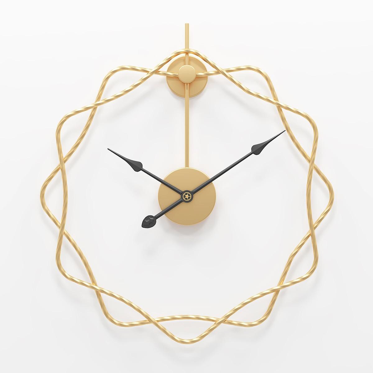 50cm butikk stille veggklokker moderne klokker til hjemmekosekontor i europeisk stil hengende veggklokker horloge murale: måke