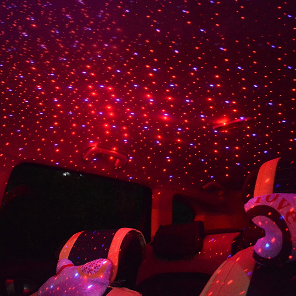 Ambient-Light Projector Light Cylinder Eco-friendly ABS Onboard Projection Lamp for Home Night Light Lampe Cars Home Decoration