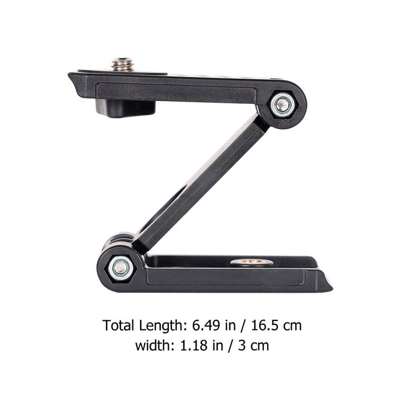 Z Type Pan Folding Tilt Head Camera Bracket Camera Holder Mobile Phone Clip