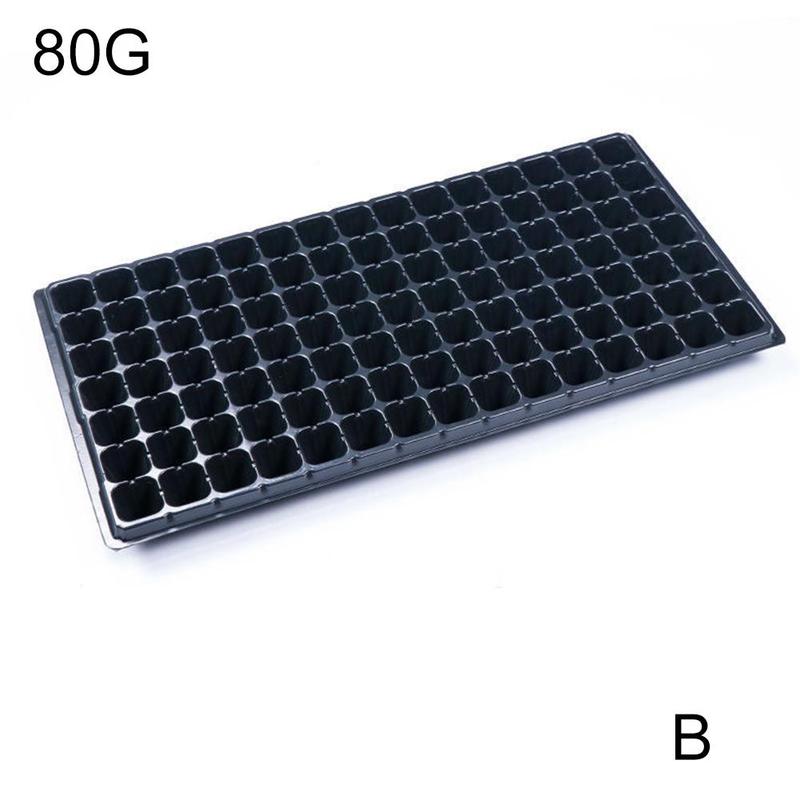 Plateau de démarrage de semis en plastique 105/128 trous, Pot de fleur de jardin, boîte de pépinière, bouchon de plantation, fourniture de plateau de croissance, Cont A4E3: B80g