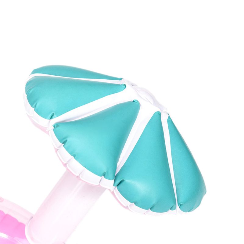Gonfiabile Sottobicchiere Fungo Sedile ottavino Ombrello Supporto di Tazza di Tè Al Latte Galleggiante per Bambini di Acqua Giocattoli Da Spiaggia AXYA