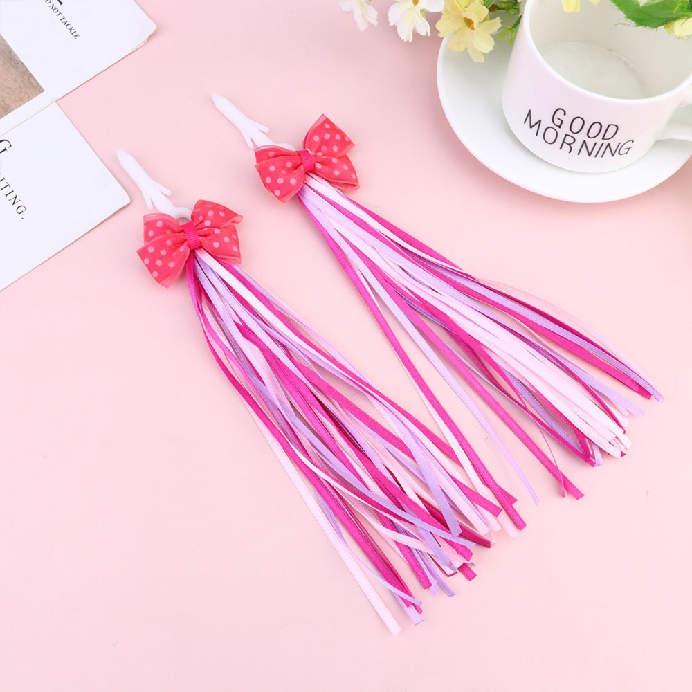 1 Pair Scooter Ribbons Delicate Bike Decorative Supplies Bike Handlebar Streamers Bike Decor for Kids