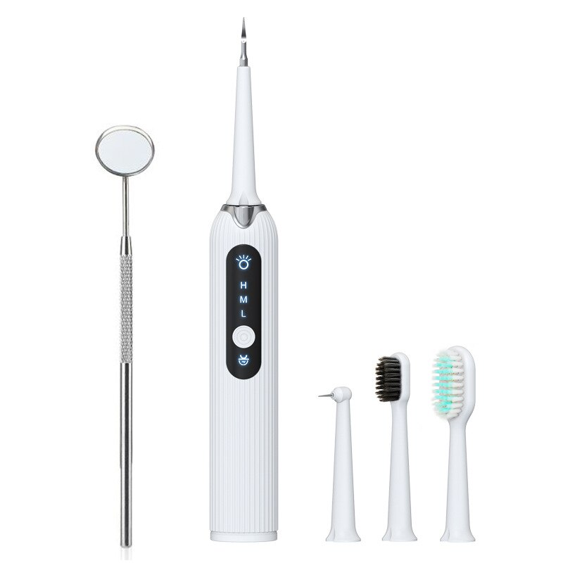 Electric Ultrasonic Vibration Tooth Calculus Remover Sonic Dental Scaler Tooth Stains Tartar Plaque Teeth Cleaner Oral Hygiene: 02