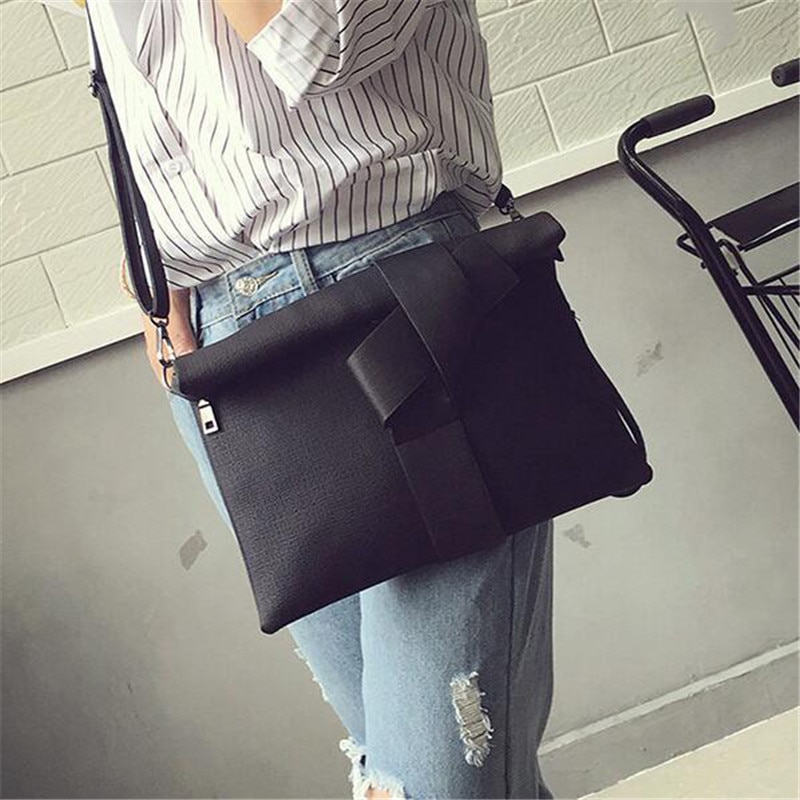 Ladies' Handbags Bows Leather Crossbody Envelopes Bags Evening Party Contrast Color Clutches Handbags