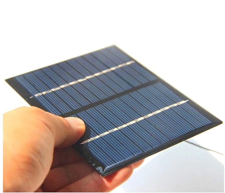 1.5w 12v solcellemodul polykrystallinsk solcellepanel med kabeltråd gjør-det-selv solcellebatterilader studie 115*90*3mm