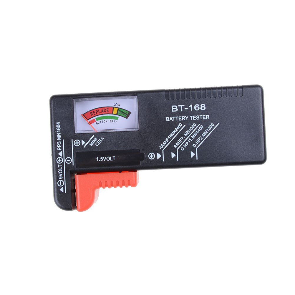 Battery Tester Universal Electronic Battery Checker for AA AAA 9V Button Cell Multi Size Volt Meter Measuring Tool