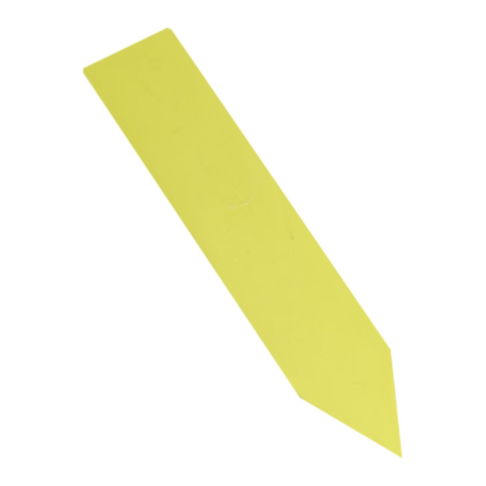 100pc Plastic plant label Garden plant flowerpot sign Garden plastic durable potted plant classification management signboard: Yellow 