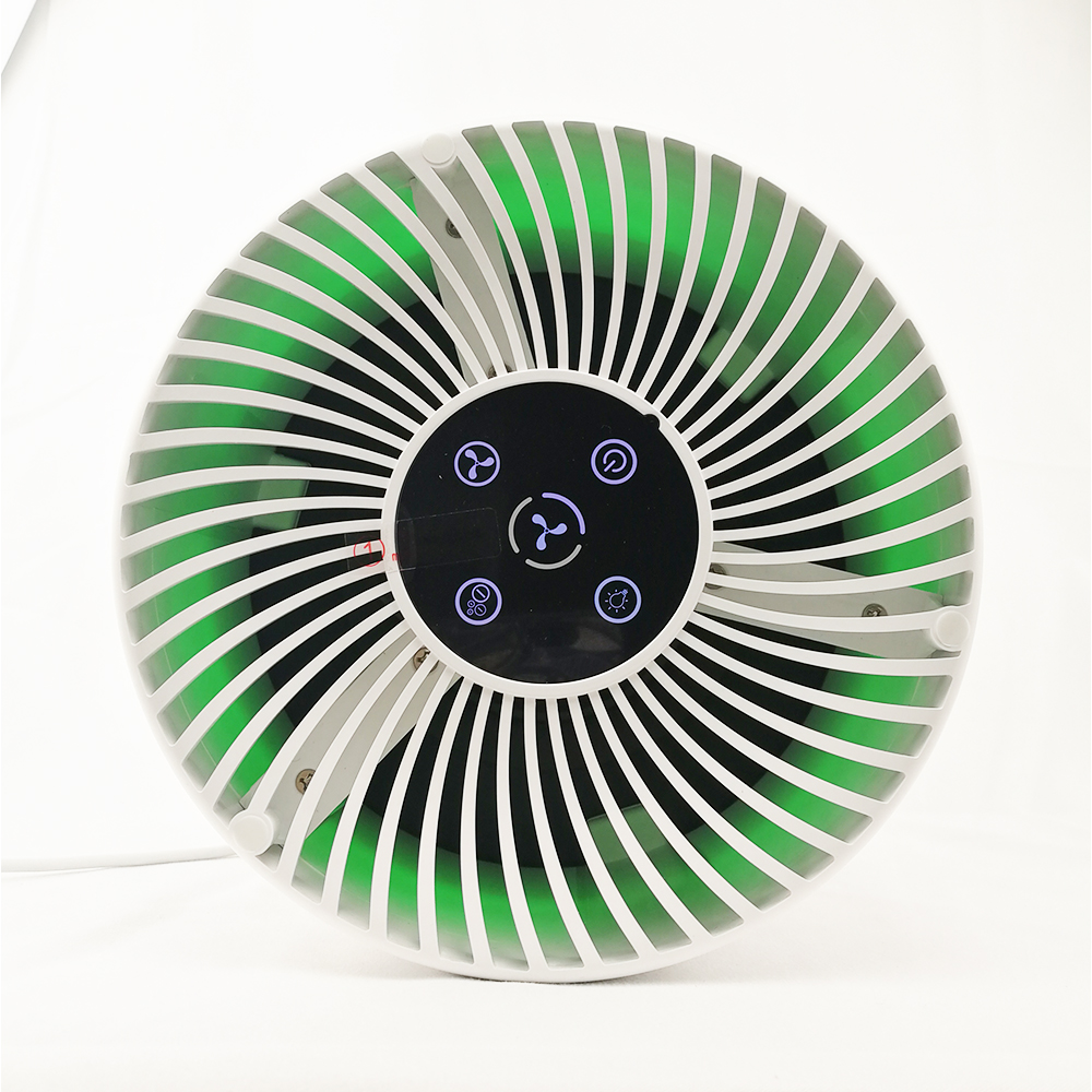 HEPA Smart Desktop Activated carbon Ionizer Air Purifier A19 With Air Indicator