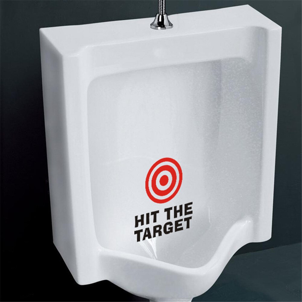 The Toilet Sticker With The Word Hit The Target Funny Toilet Or Pool Decoration Sticker