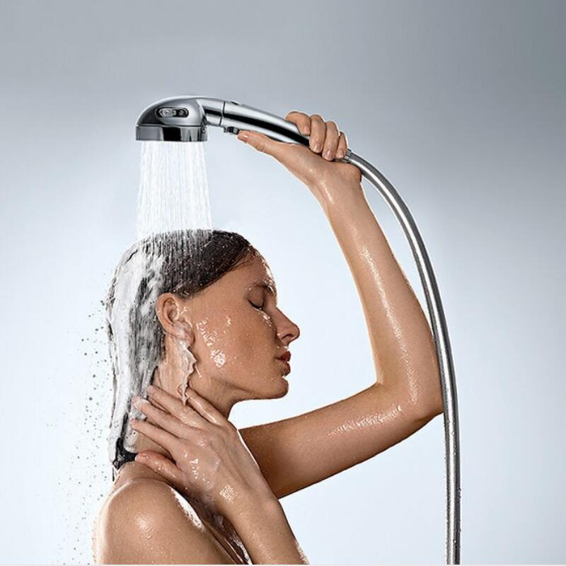 High Pressure Shower Head 3 In 1 Home Bathroom Shower Multi-Layer Chrome Finish Portable 360 Degrees Rotating Shower Head