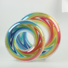 Regenboog Opblaasbare Zwemmen Ring Zwemmen Float Zomer Strand Water Fun Zwembad Speelgoed Voor Volwassenen Kinderen Kids